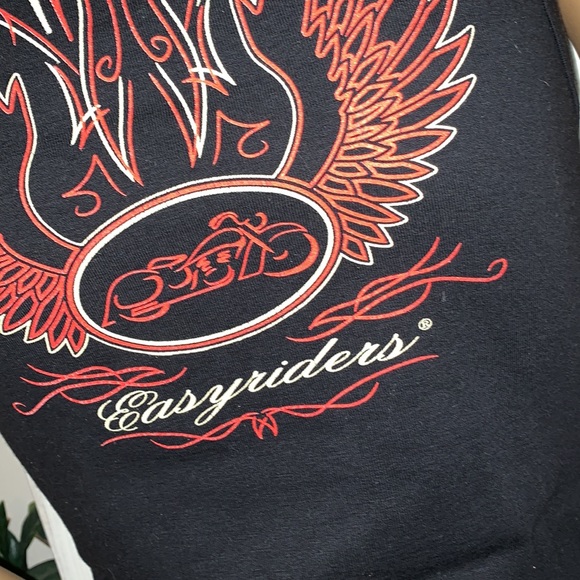 Easyriders Easy Riders black sleeveless biker muscle tank top shirt S M L - Picture 6 of 9